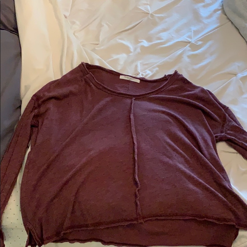 purple long sleeve